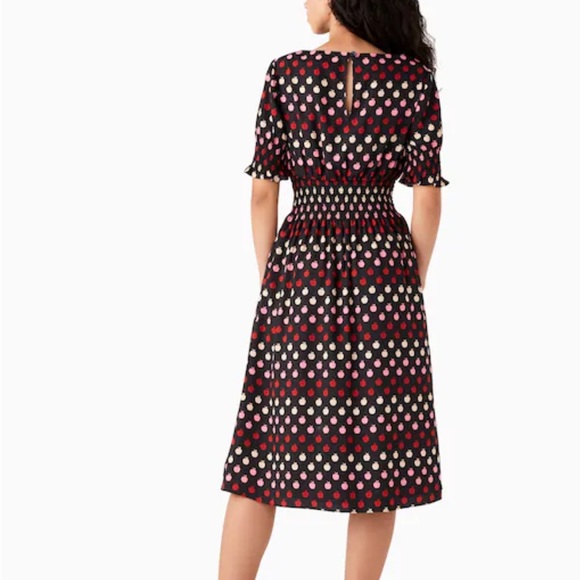 Kate Spade orchard midi dress with a puff sleeve 🍎 - Picture 2 of 9